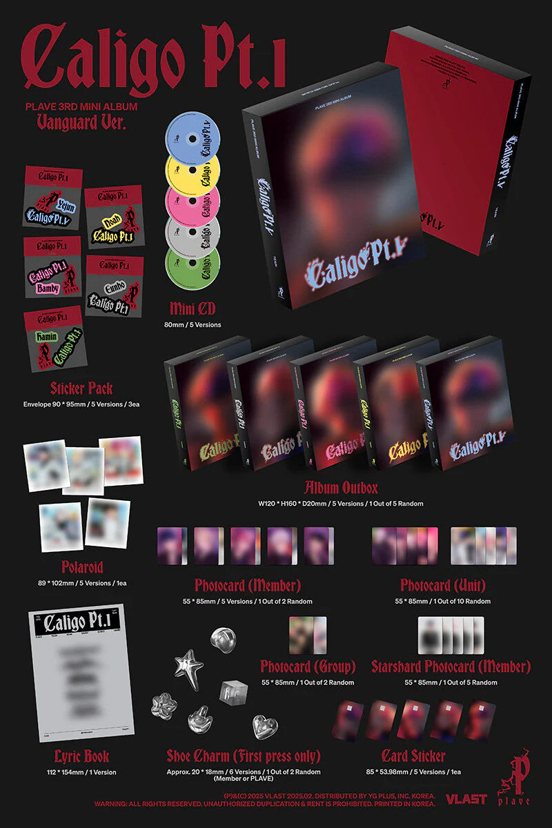 PLAVE - [CALIGO PT.1] 3rd Mini Album VANGUARD RANDOM Version