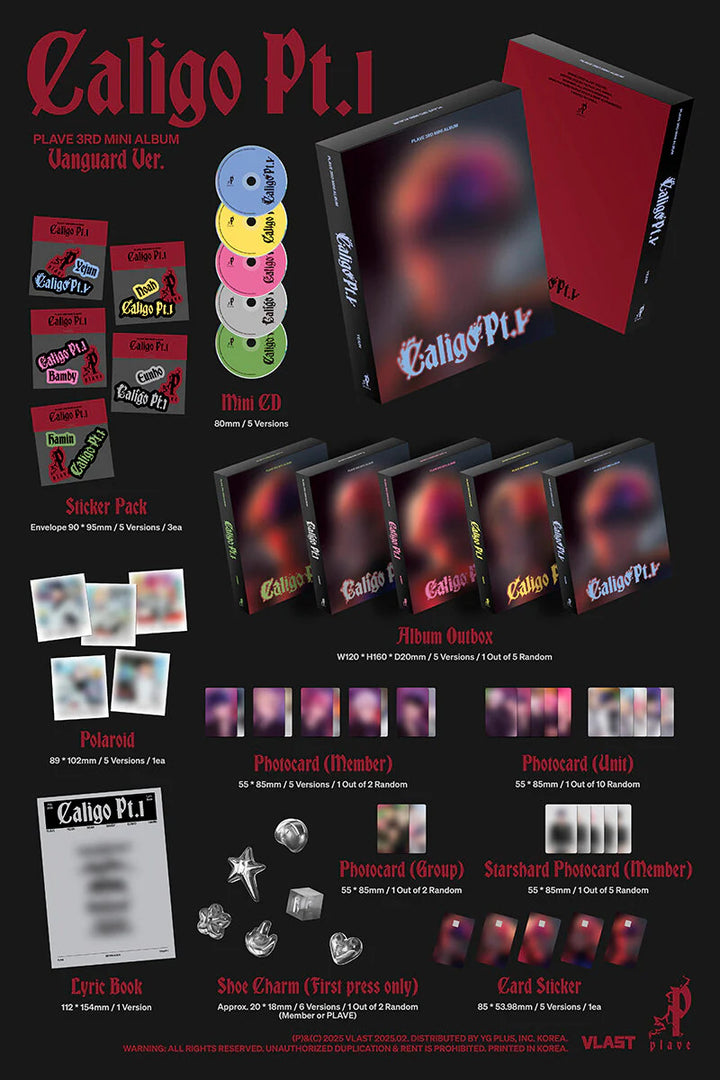PLAVE - [CALIGO PT.1] 3rd Mini Album VANGUARD RANDOM Version