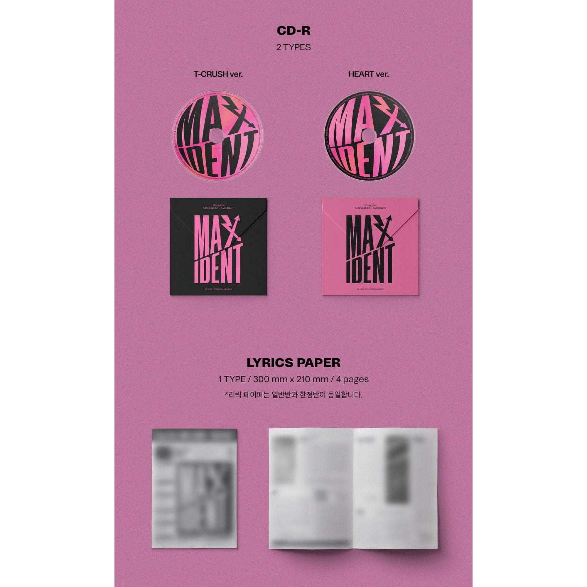 Stray Kids - [MAXIDENT] Mini Album STANDARD Edition