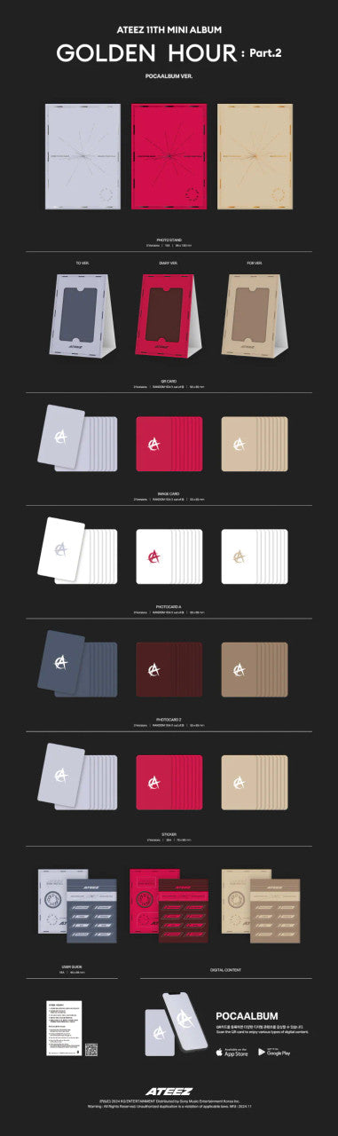 ATEEZ - [GOLDEN HOUR: PT. 2] (POCAALBUM VER.)