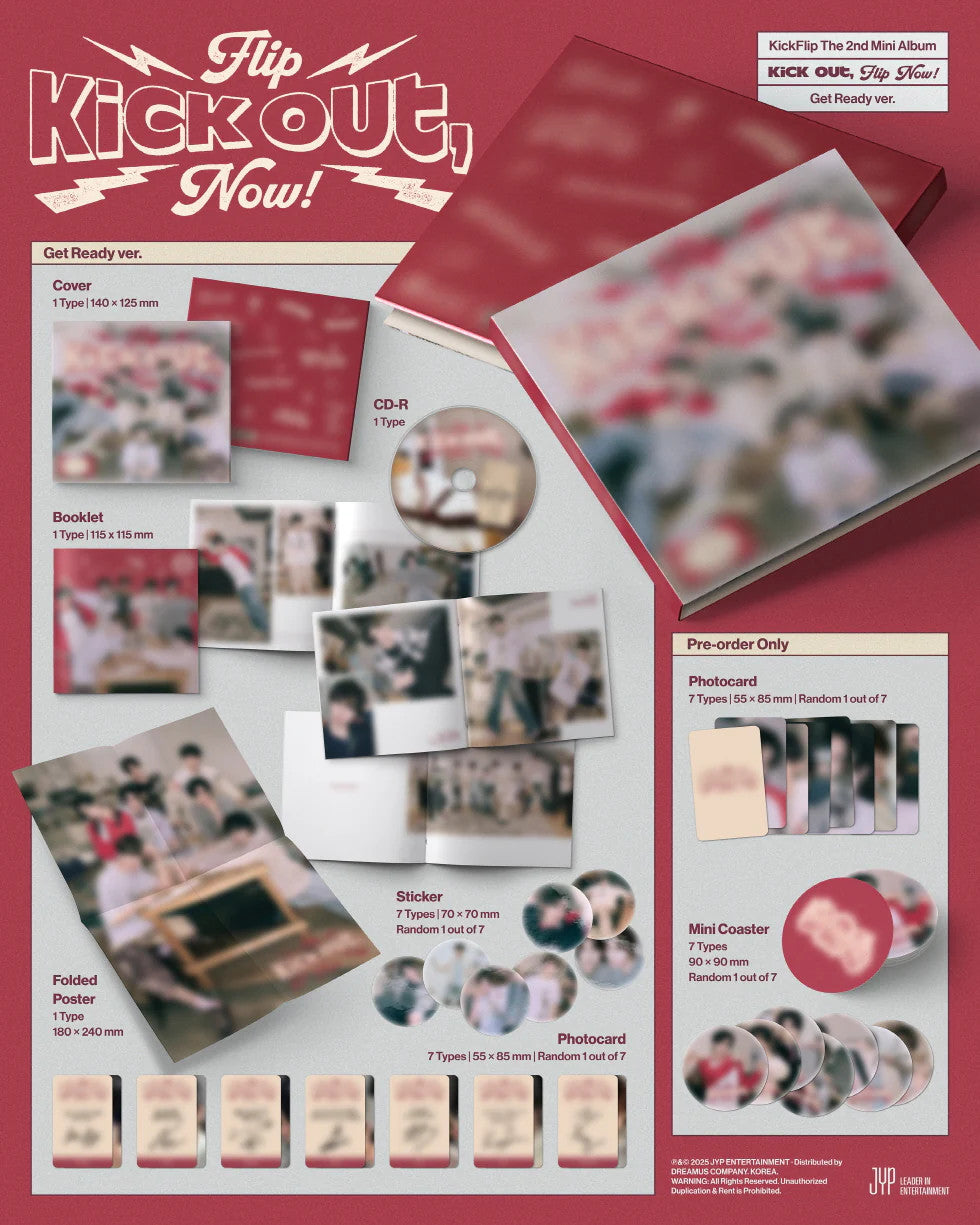 KickFlip - [KICK OUT, FLIP NOW!] 2nd Mini Album GET READY Version