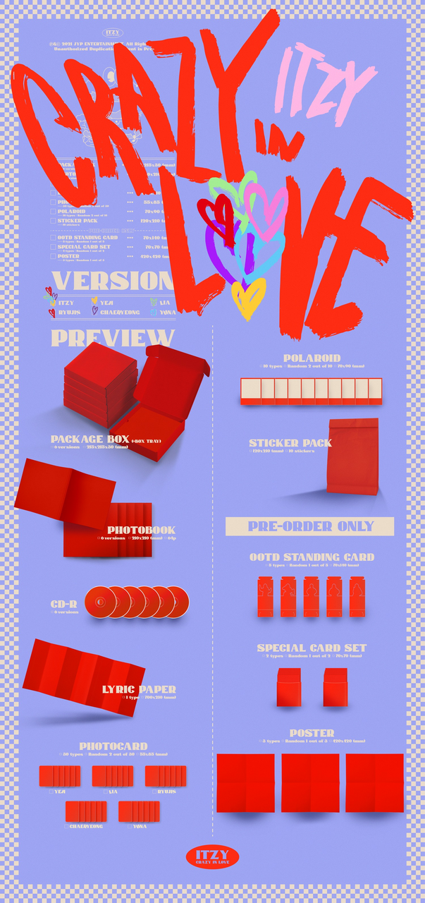 ITZY - [CRAZY IN LOVE] 1st Album