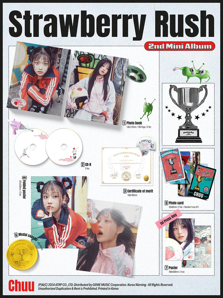 CHUU - [STRAWBERRY RUSH] 2nd Mini Album
