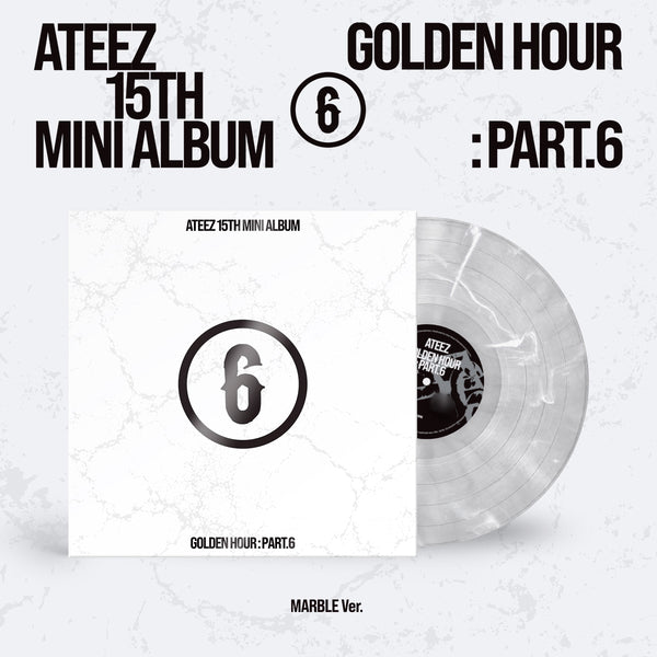 (PRE-ORDER) ATEEZ - [GOLDEN HOUR : PART.6] 15th Mini Album MARBLE Version LP