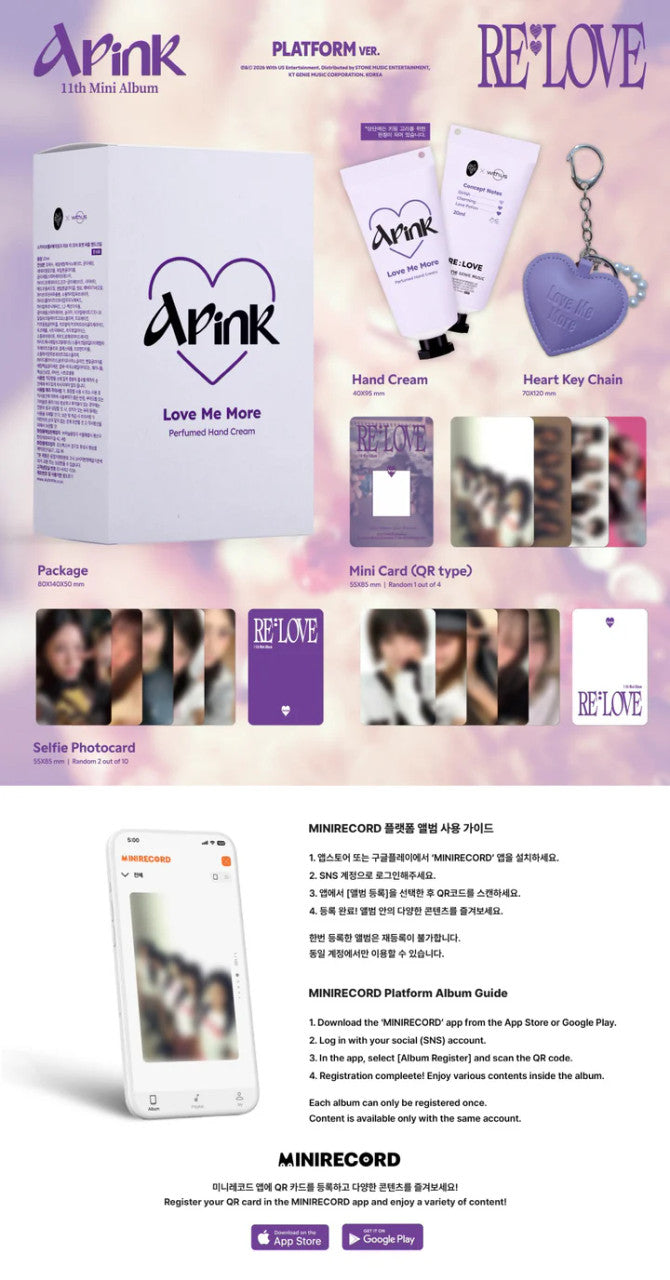 APINK - [RE : LOVE] 11th Mini Album