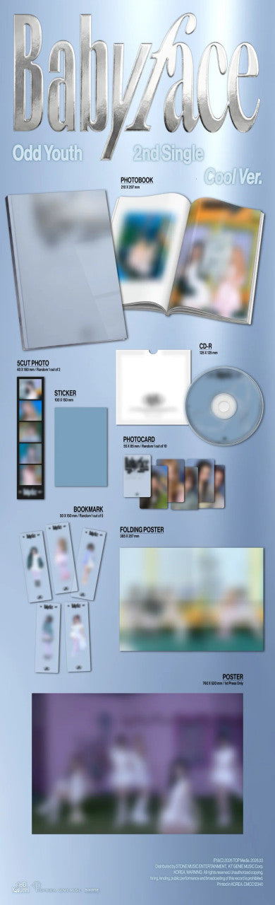 ODD YOUTH - [BABYFACE] 2nd Single Album RANDOM Version