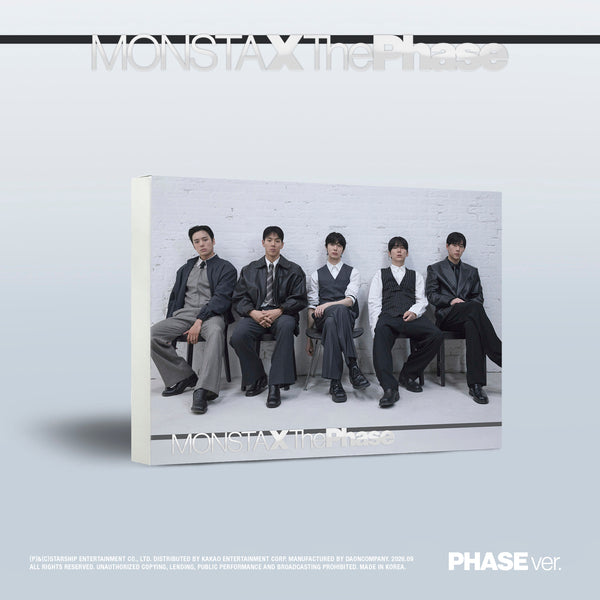 MONSTA X - [THE PHASE] EP Album *PARTNER STORE EXCLUSIVE*