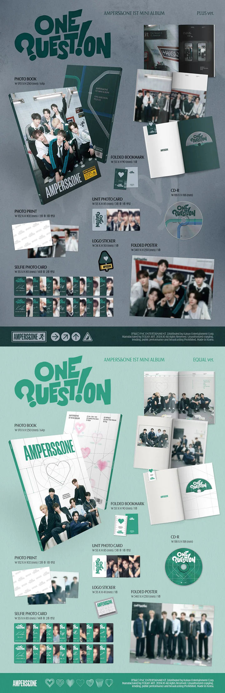 AMPERS&ONE - [ONE QUESTION] 1st Mini Album