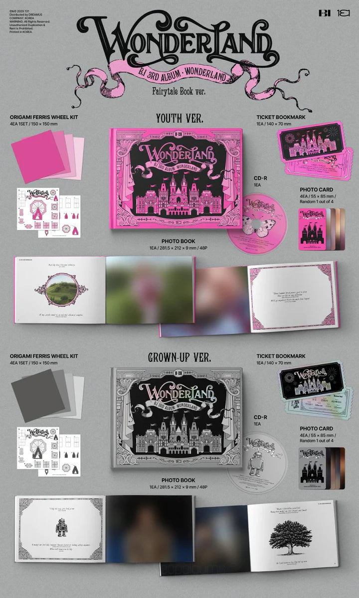 B.I - [WONDERLAND] 3rd Album