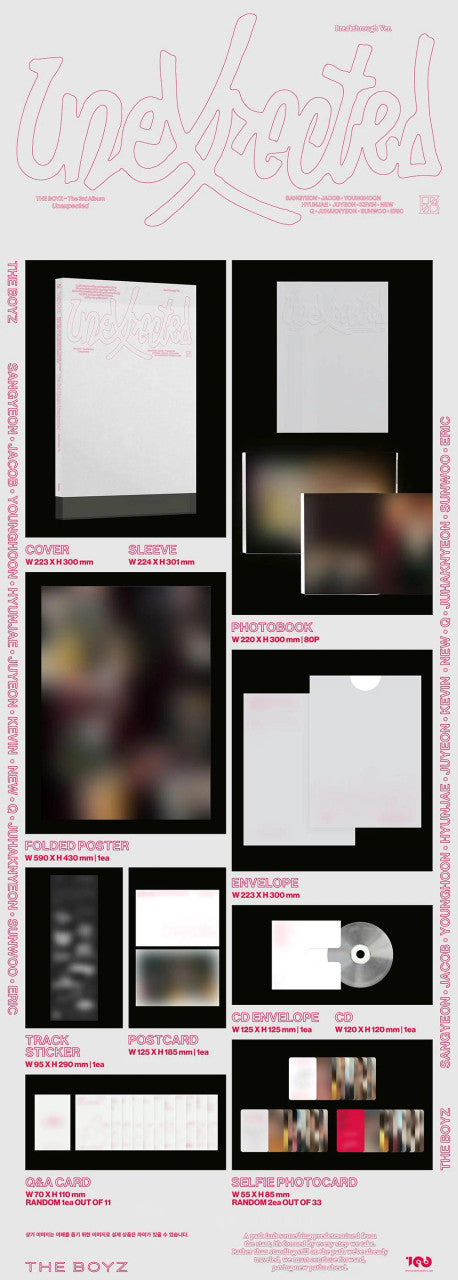 THE BOYZ - [UNEXPECTED] 3rd Album RANDOM Version