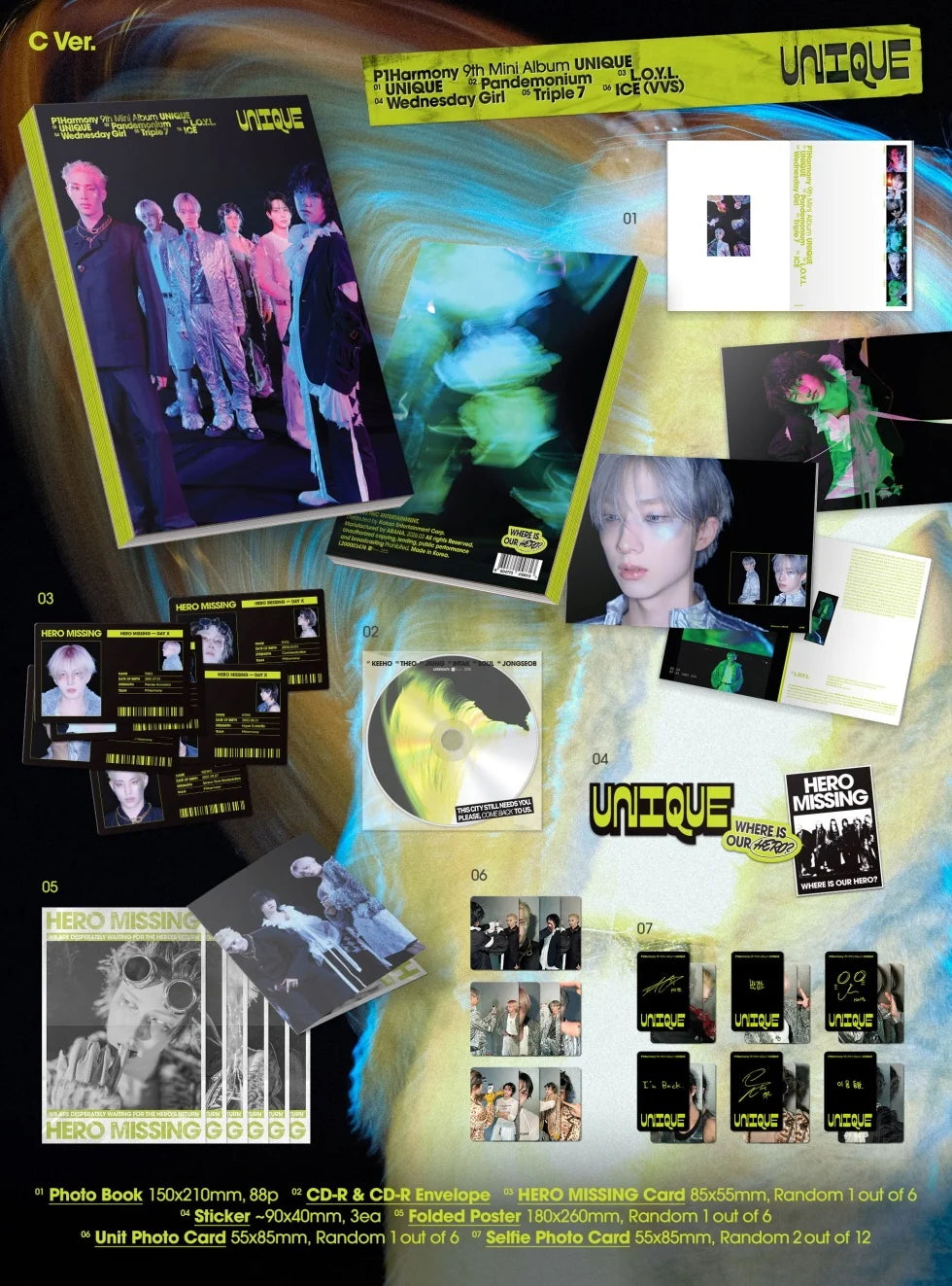 P1Harmony - [UNIQUE] 9th Mini Album