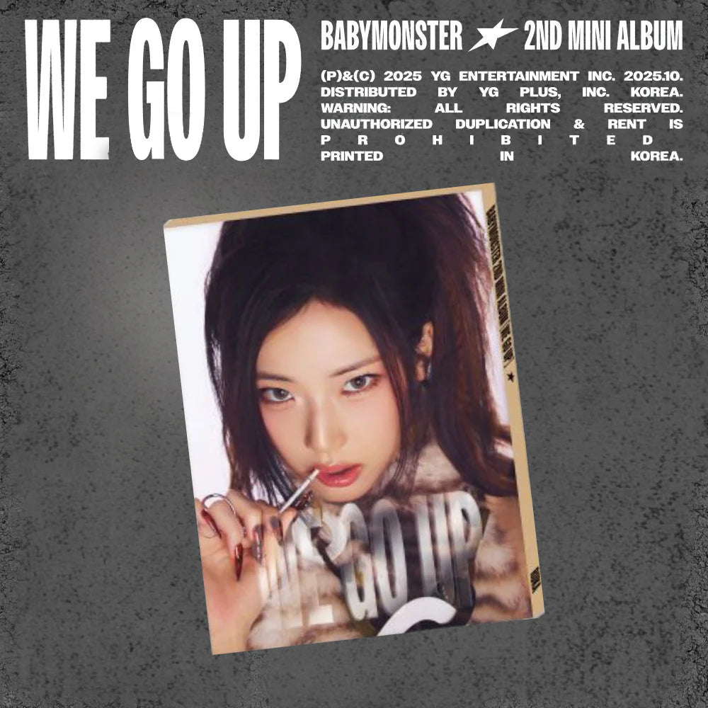 BABYMONSTER - [WE GO UP] 2ND MINI ALBUM PATTERN Version
