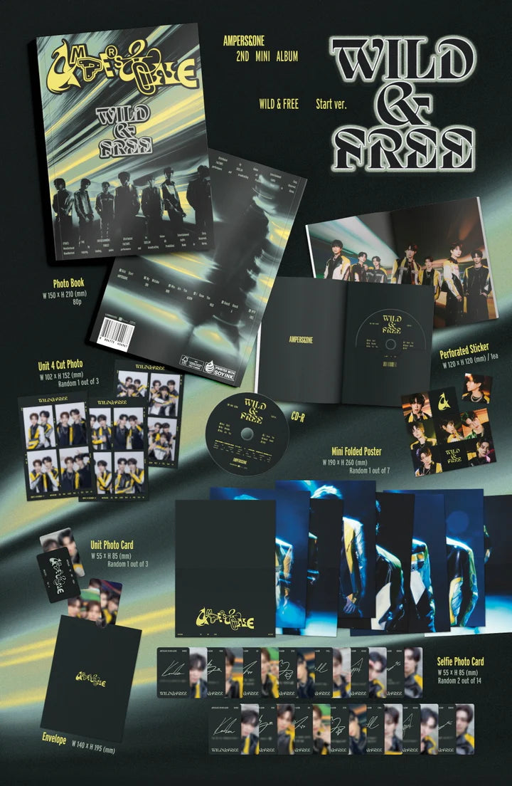 AMPERS&ONE - [WILD & FREE] 2nd Mini Album
