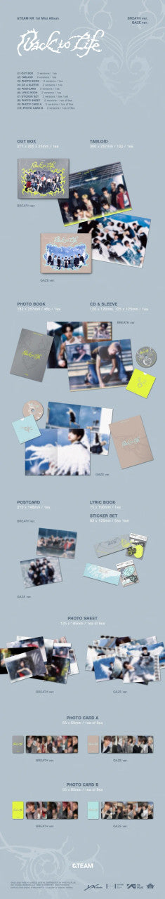 &TEAM - [BACK TO LIFE] KR 1st Mini Album