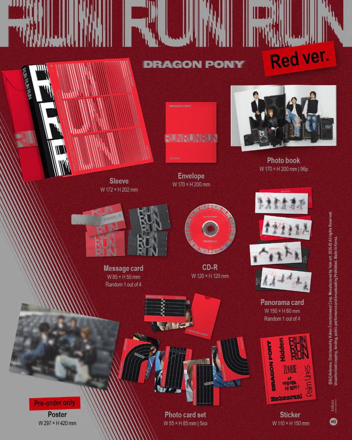 DRAGON PONY - [RUN RUN RUN] EP Album