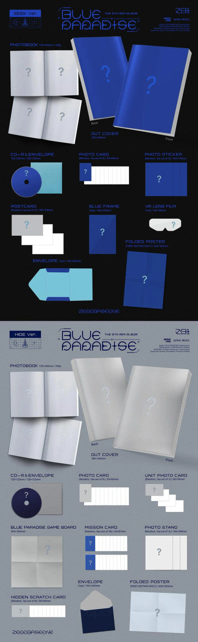 ZEROBASEONE - [BLUE PARADISE] 5th Mini Album