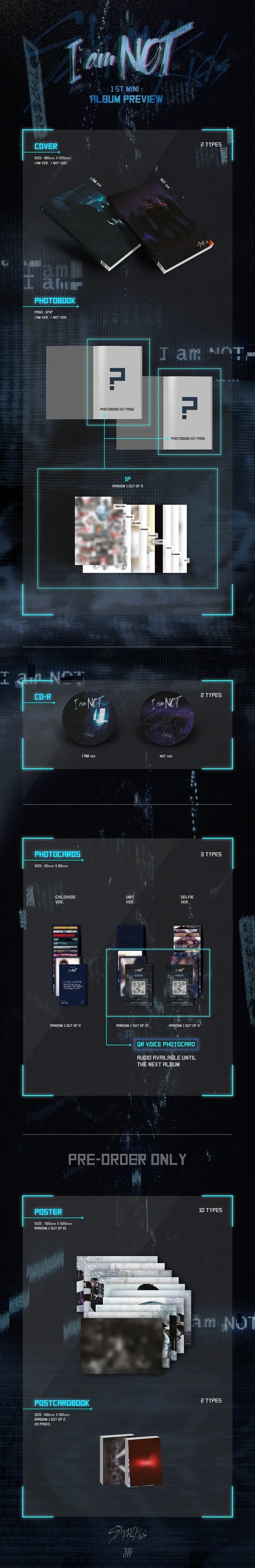 STRAY KIDS - [I am NOT] 1st Mini Album