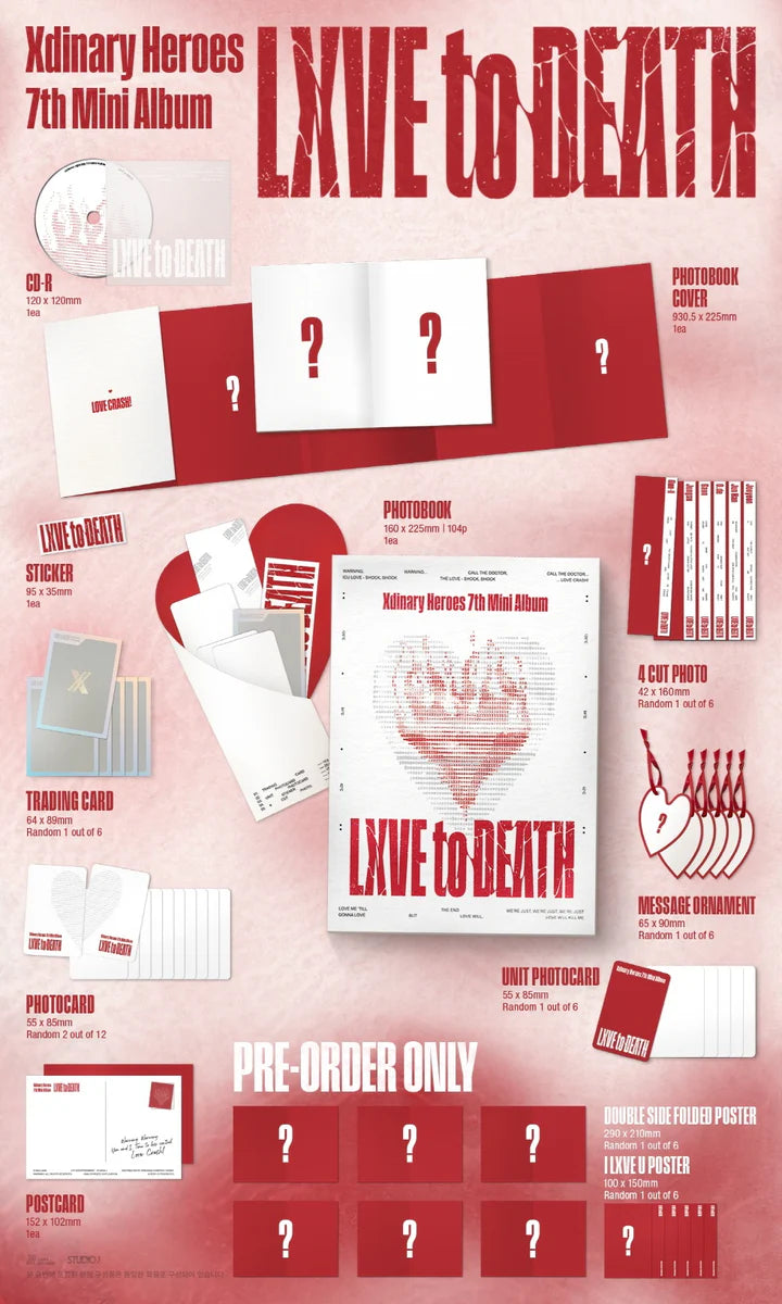 XDINARY HEROES - [LXVE TO DEATH] 7th Mini Album PHOTOBOOK Version