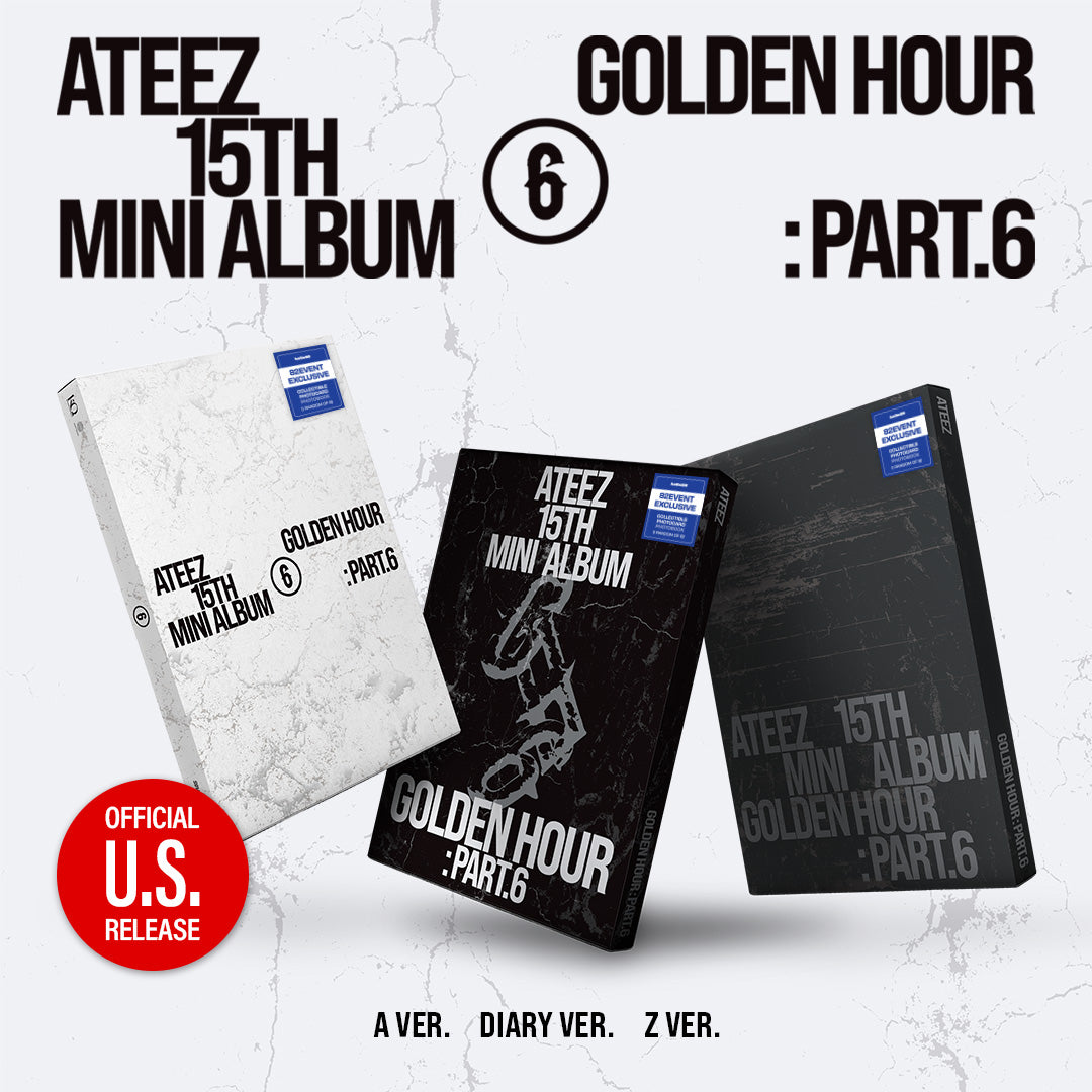 (PRE-ORDER) ATEEZ - GOLDEN HOUR : Part.6 - PHOTOBOOK VERSION *82EVENT Exclusive*