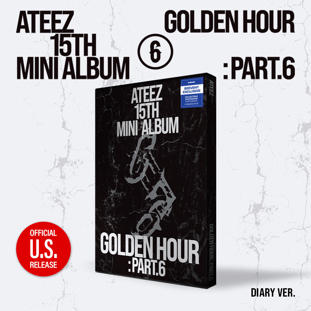 (PRE-ORDER) ATEEZ - GOLDEN HOUR : Part.6 - PHOTOBOOK VERSION *82EVENT Exclusive*