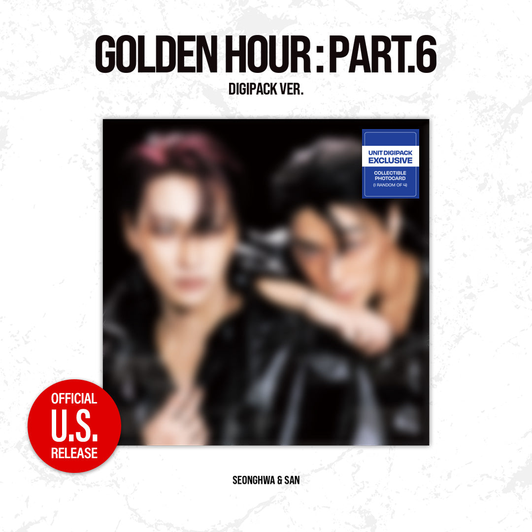 (PRE-ORDER) ATEEZ - GOLDEN HOUR : Part.6 – UNIT DIGIPACK VERSION *82EVENT Exclusive* (RANDOM)