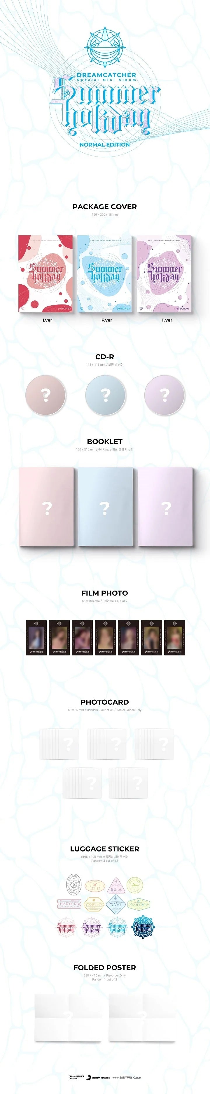 DREAMCATCHER - [SUMMER HOLIDAY] Special Mini Album Normal Edition