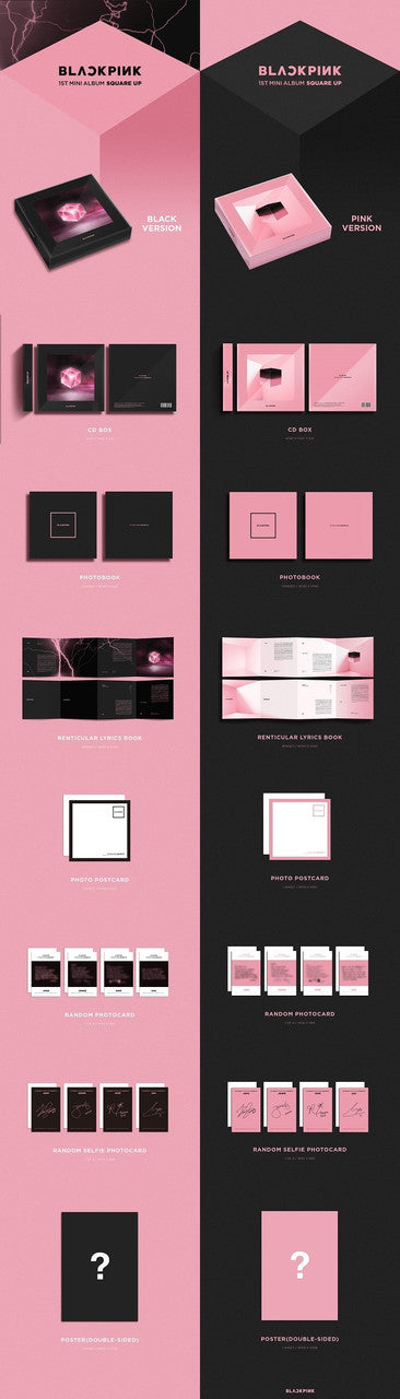 BLACKPINK - [Square Up] 1st Mini Album (RANDOM Version) – The KPOP