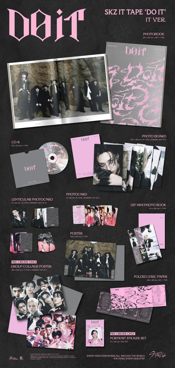 STRAY KIDS - [DO IT] SKZ IT TAPE IT Version