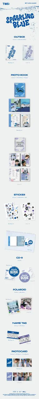 TWS - [SPARKLING BLUE] 1st Mini Album RANDOM Version