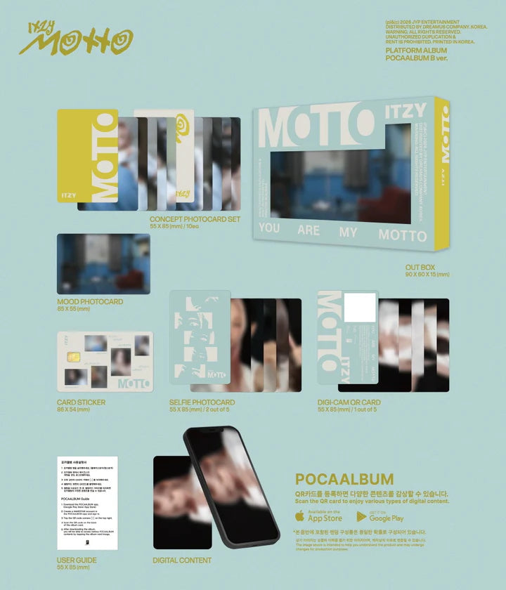 ITZY - [MOTTO] Mini Album POCAALBUM Version