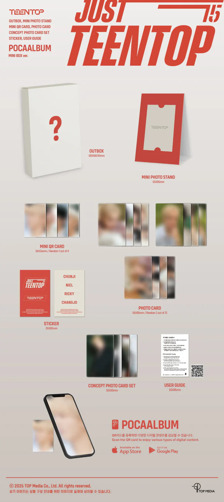 TEEN TOP - [JUST 15, JUST TEEN TOP] Mini Album