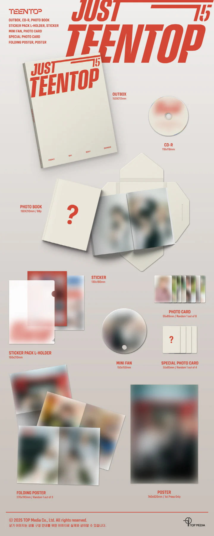 TEEN TOP - [JUST 15, JUST TEEN TOP] Mini Album