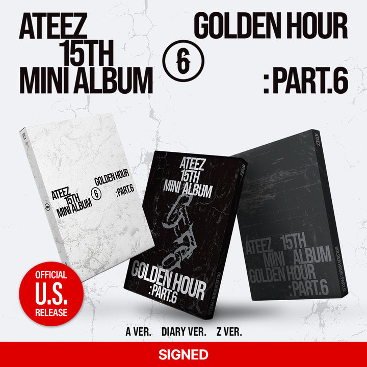 (PRE-ORDER) ATEEZ - GOLDEN HOUR : Part.6 - PHOTOBOOK VERSION *SIGNED*