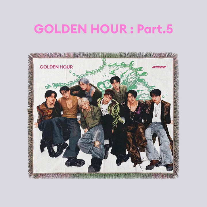 ATEEZ - [GOLDEN HOUR: PT. 5] (Woven Throw ver.)