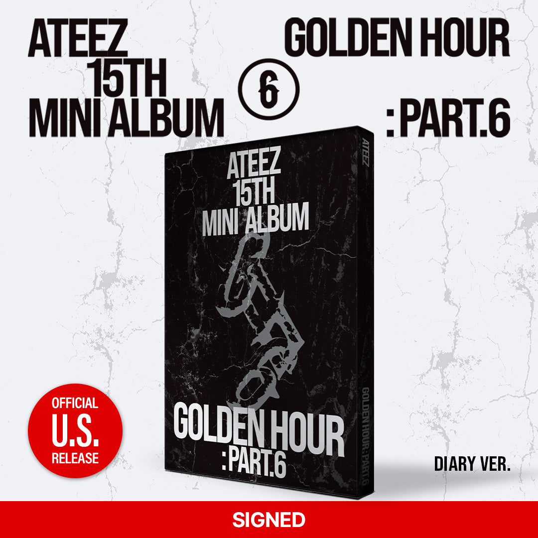 (PRE-ORDER) ATEEZ - GOLDEN HOUR : Part.6 - PHOTOBOOK VERSION *SIGNED*