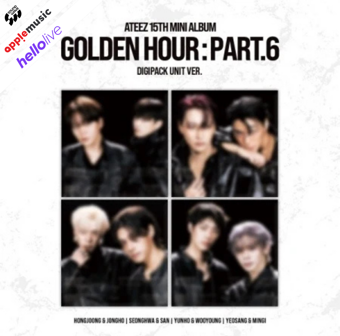 (PRE-ORDER) ATEEZ - [GOLDEN HOUR : PART.6] 15th Mini Album