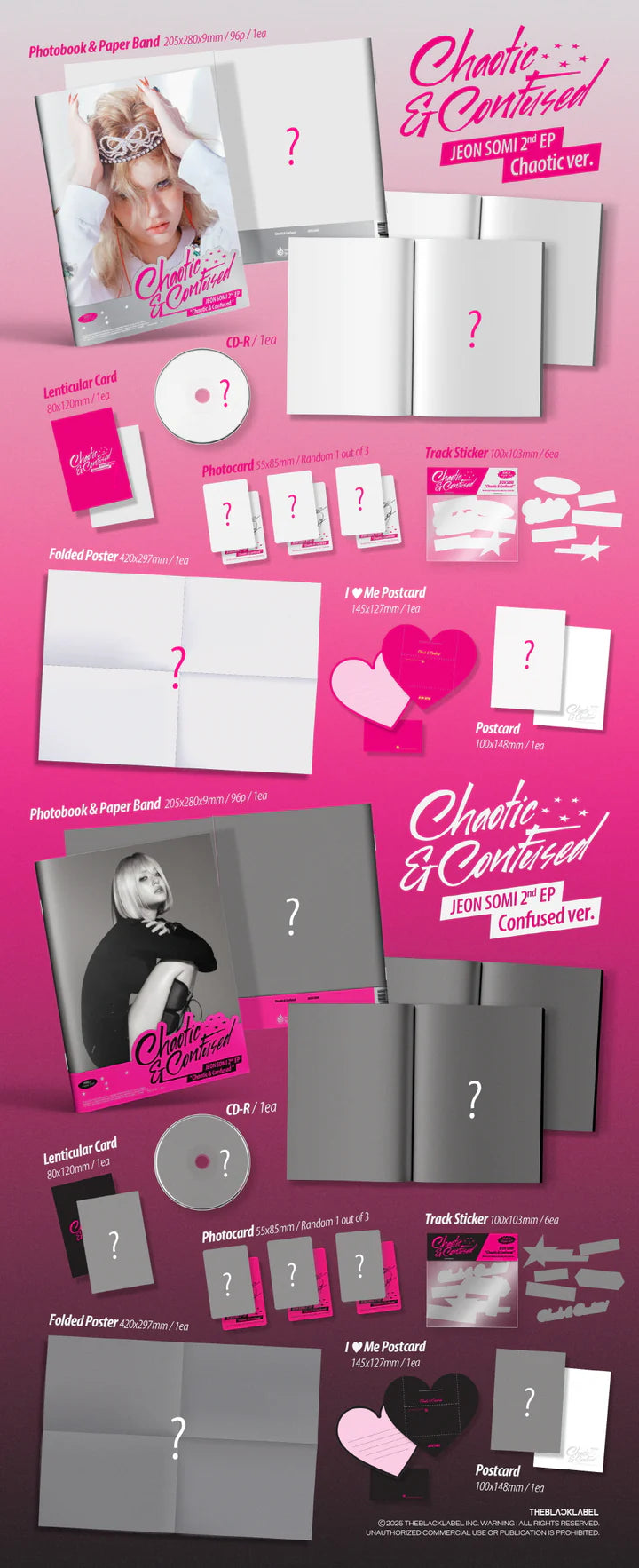 JEON SOMI - [CHAOTIC & CONFUSED] 2nd EP Album RANDOM Version