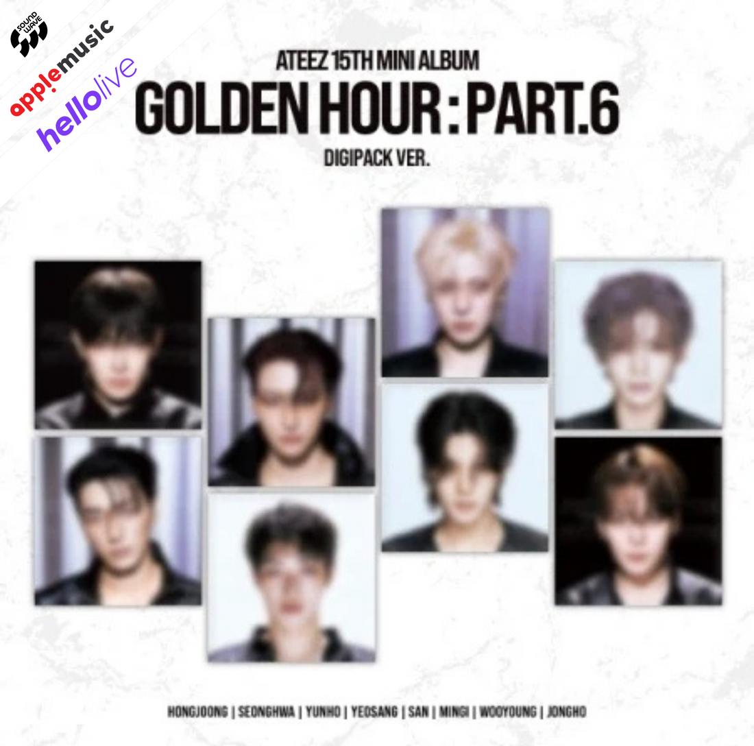 (PRE-ORDER) ATEEZ - [GOLDEN HOUR : PART.6] 15th Mini Album