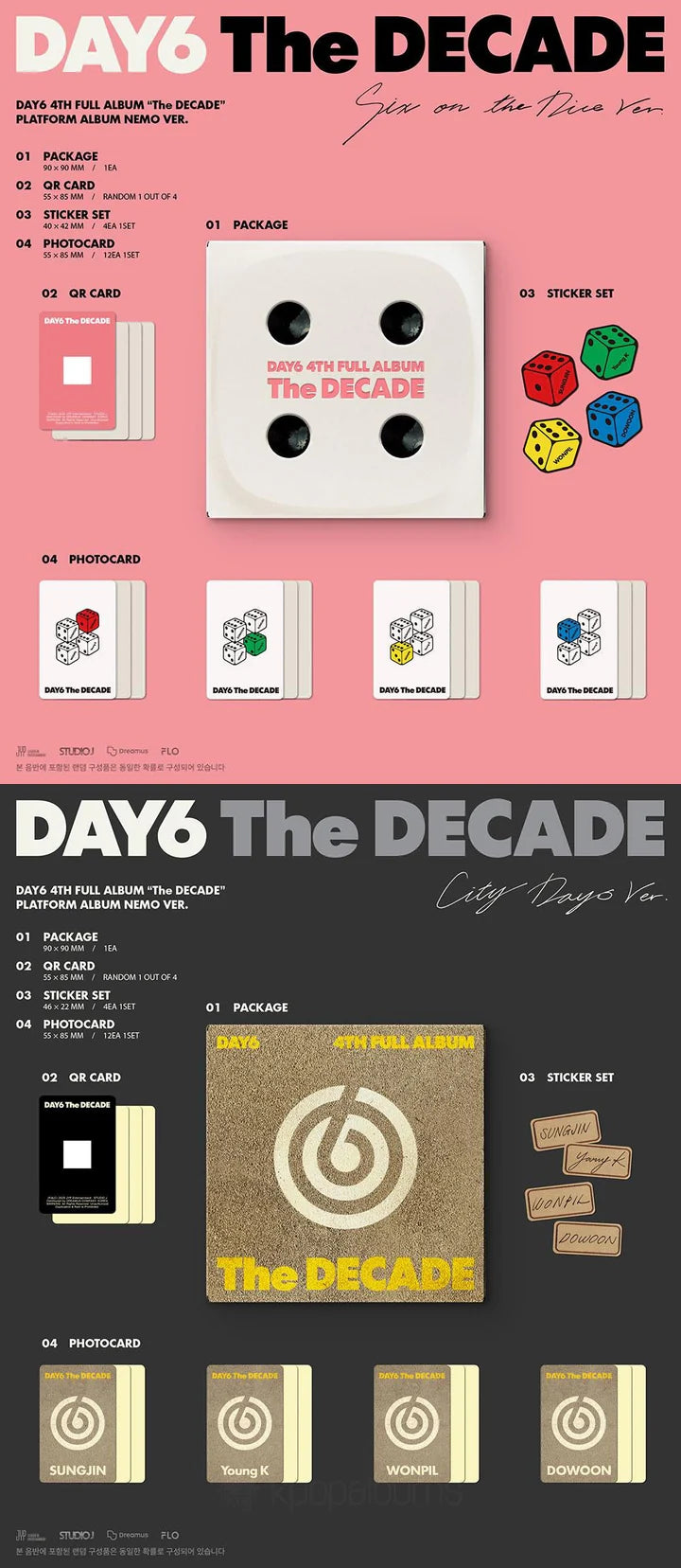 DAY6 - [THE DECADE] 4th Full Album PLATFORM ALBUM NEMO