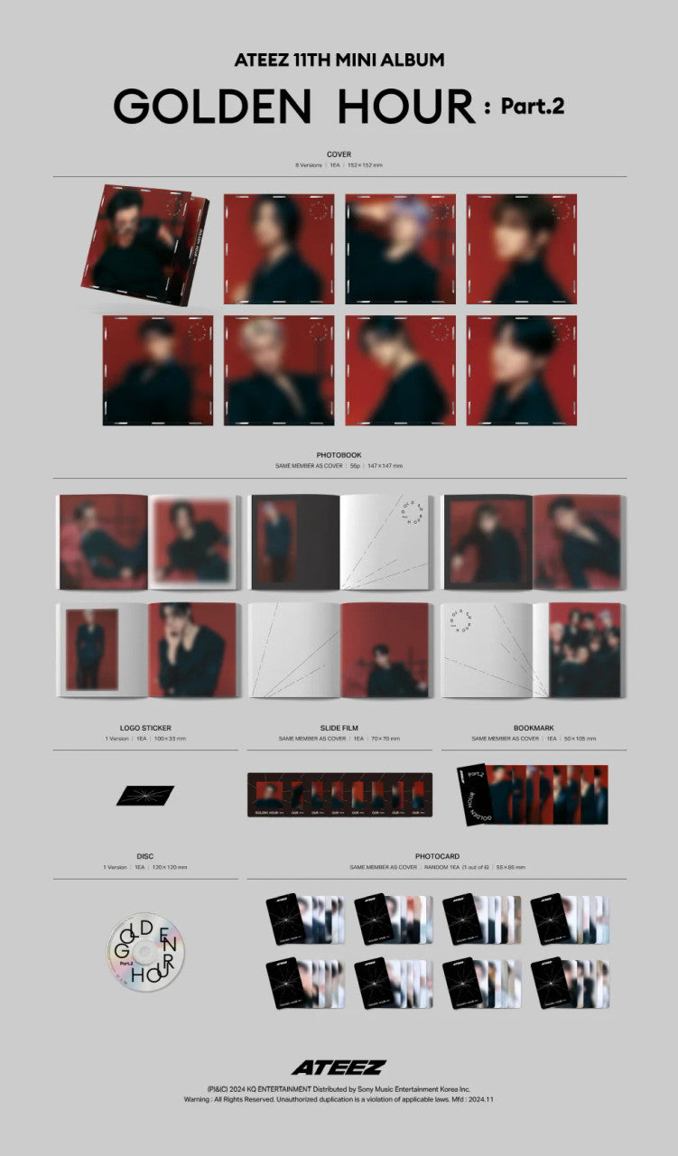 ATEEZ - [GOLDEN HOUR: PT. 2] (DIGIPACK VERSION)