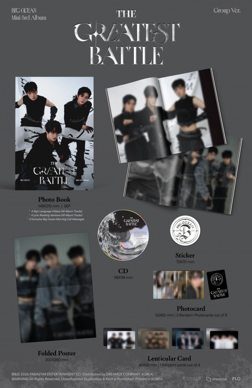 BIG OCEAN - [THE GREATEST BATTLE] 3rd Mini Album