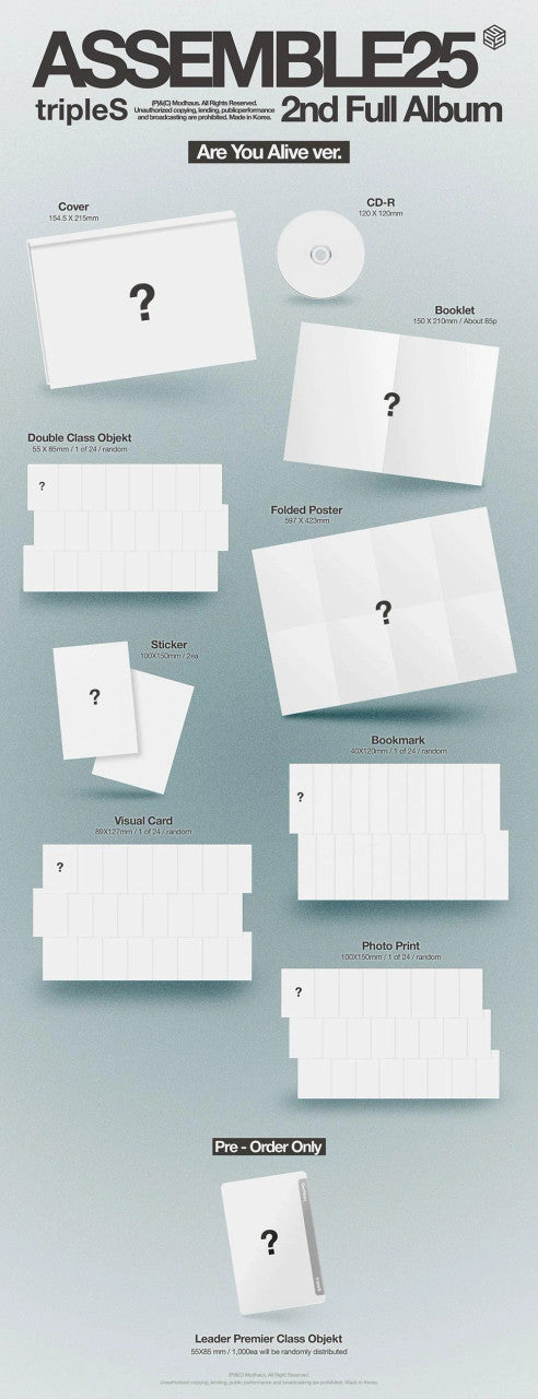 tripleS - [ASSEMBLE25] 2nd Album RANDOM Version