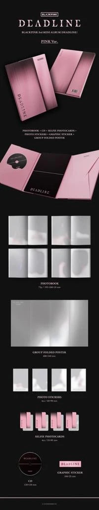 BLACKPINK - DEADLINE [3rd Mini Album]