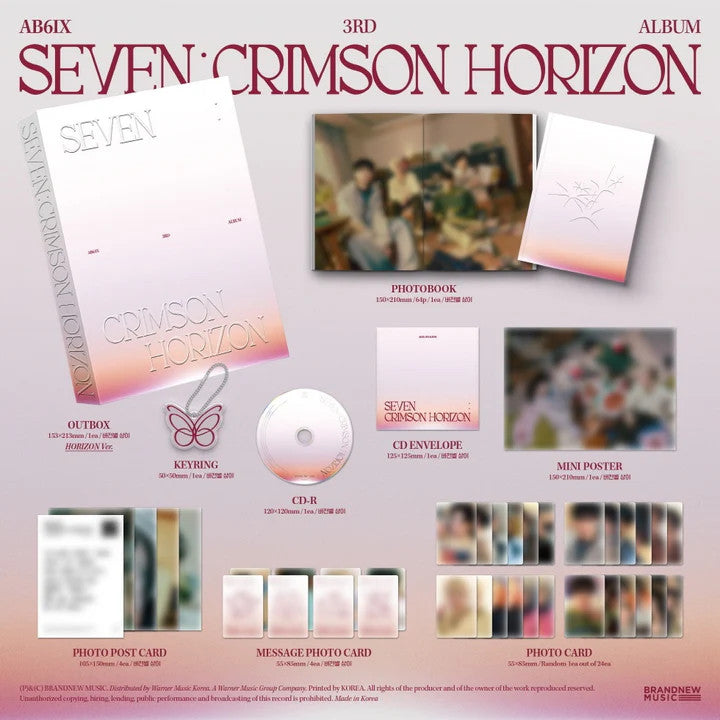AB6IX - [SEVEN : CRIMSON HORIZON] 3rd Album
