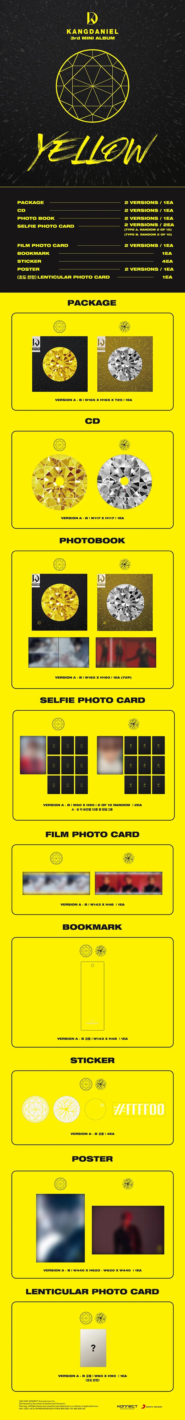 Kang Daniel - [Yellow] 3rd Mini Album