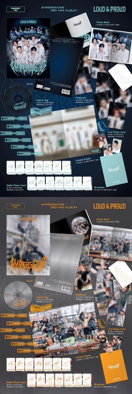 AMPERS&ONE - [LOUD & PROUD] 3rd Mini Album