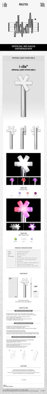 I-DLE - [Official Light Stick] Ver.3