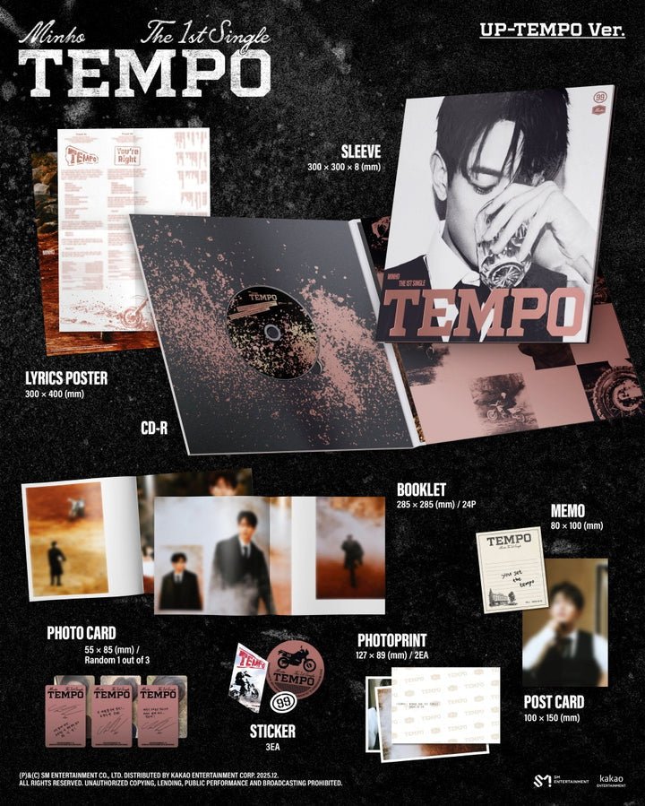 MINHO - [TEMPO] 1st Single Album
