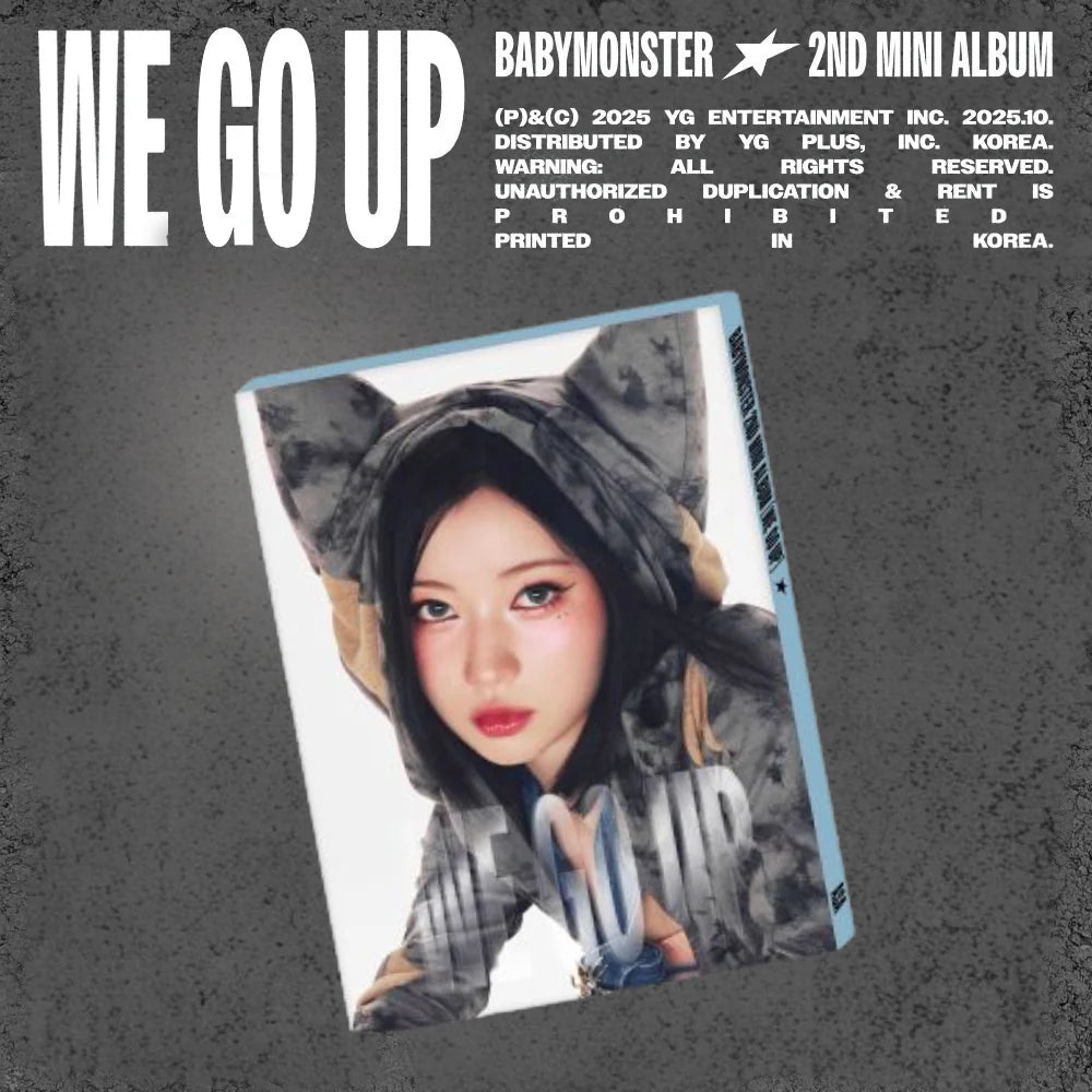 BABYMONSTER - [WE GO UP] 2ND MINI ALBUM PATTERN Version