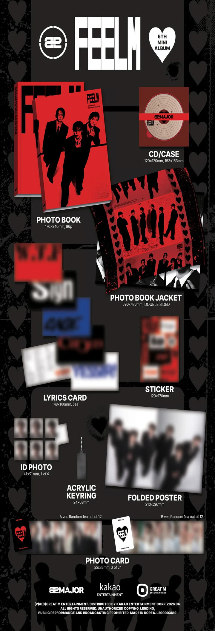82MAJOR - [FEELM] 5th Mini Album (PHOTOBOOK Version)